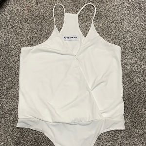 Kittenish Racerback Bodysuit